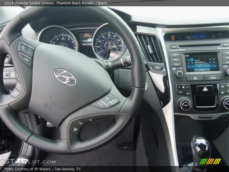Phantom Black Metallic / Black 2014 Hyundai Sonata Limited