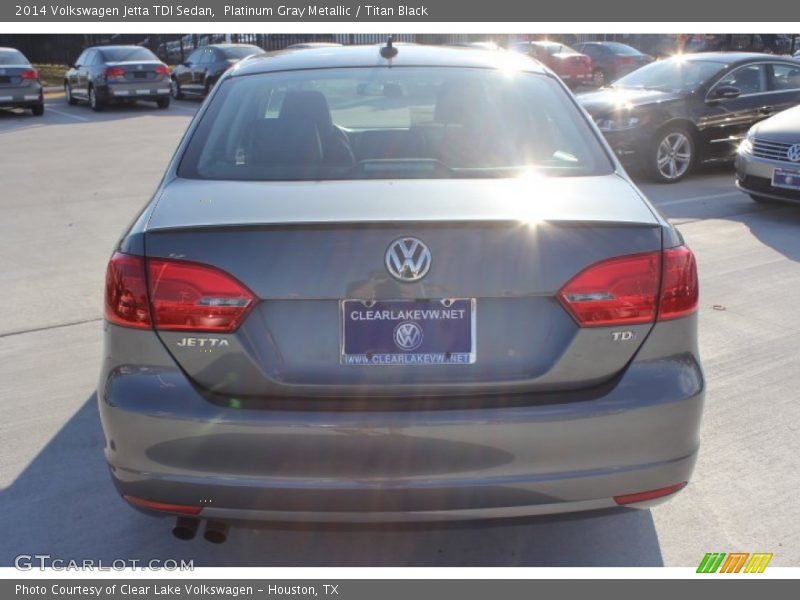 Platinum Gray Metallic / Titan Black 2014 Volkswagen Jetta TDI Sedan