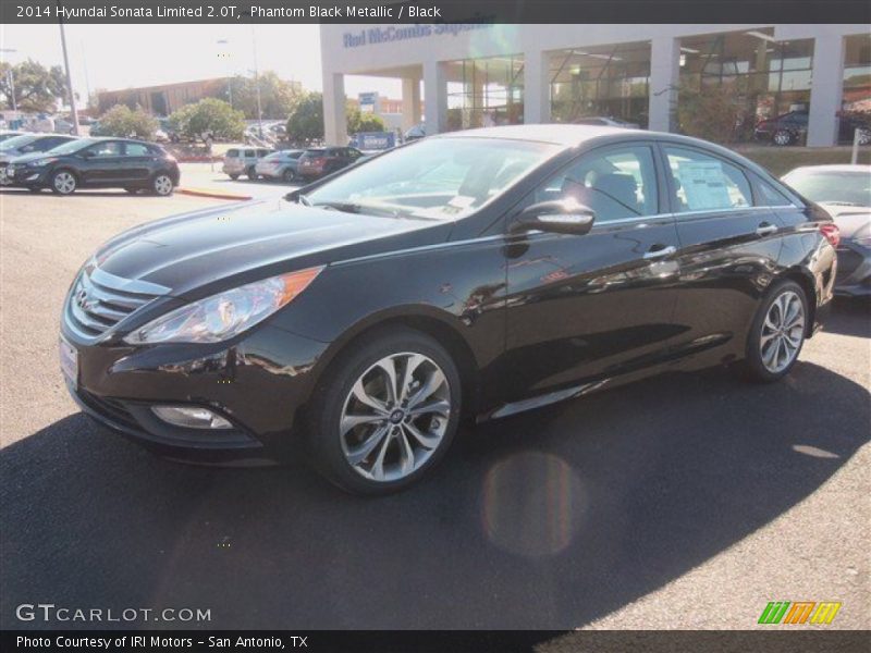 Phantom Black Metallic / Black 2014 Hyundai Sonata Limited 2.0T