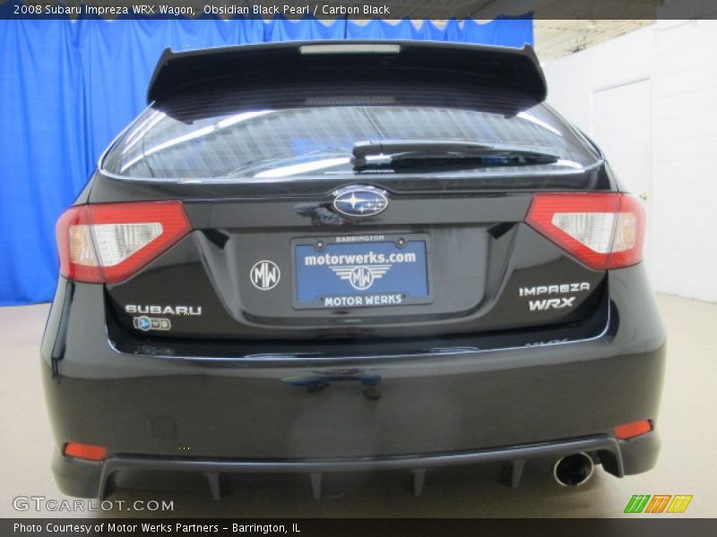 Obsidian Black Pearl / Carbon Black 2008 Subaru Impreza WRX Wagon