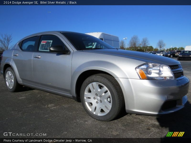 Billet Silver Metallic / Black 2014 Dodge Avenger SE