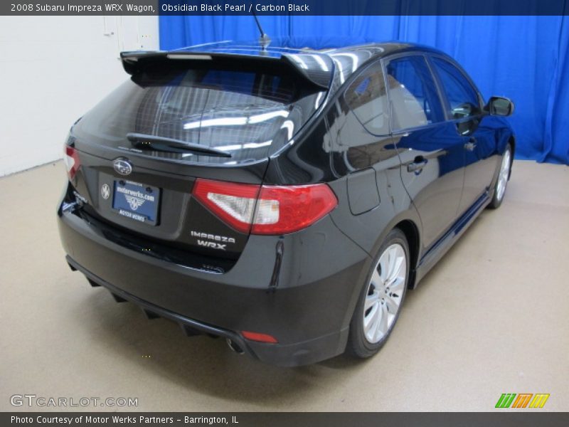 Obsidian Black Pearl / Carbon Black 2008 Subaru Impreza WRX Wagon