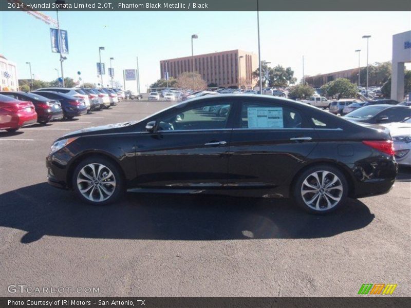 Phantom Black Metallic / Black 2014 Hyundai Sonata Limited 2.0T