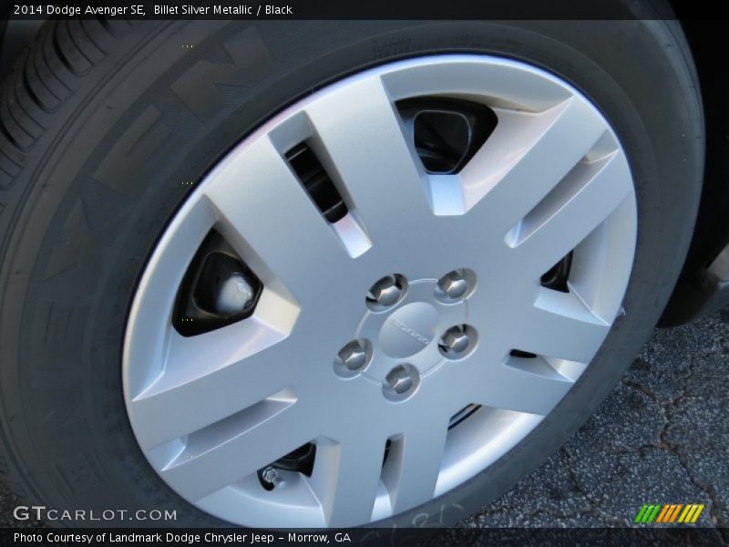 Billet Silver Metallic / Black 2014 Dodge Avenger SE