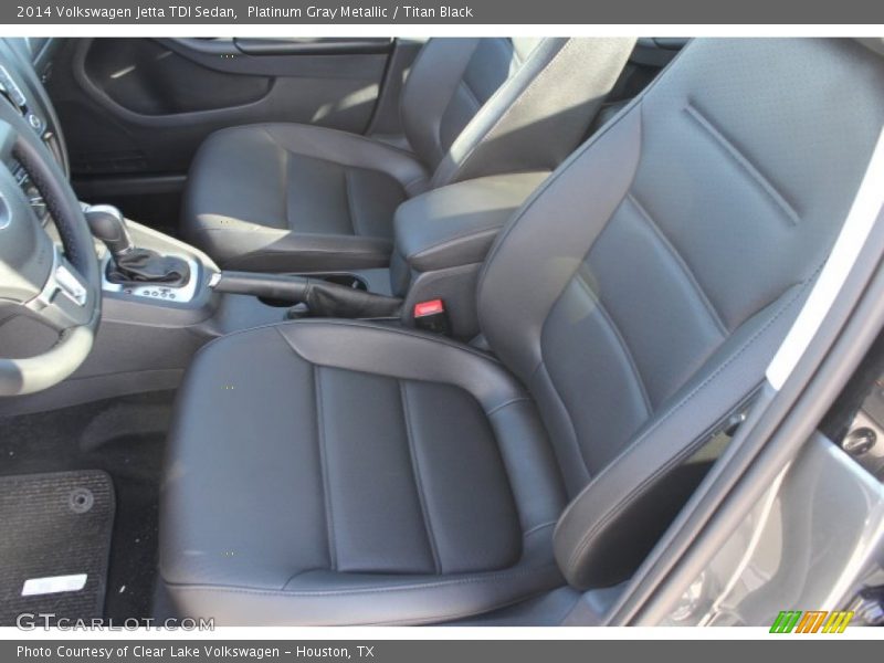Platinum Gray Metallic / Titan Black 2014 Volkswagen Jetta TDI Sedan
