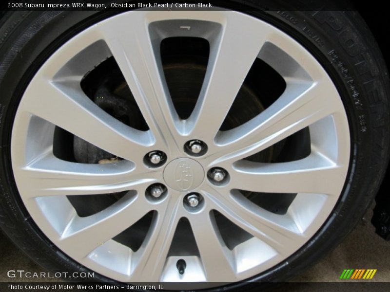 Obsidian Black Pearl / Carbon Black 2008 Subaru Impreza WRX Wagon