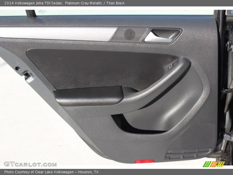 Platinum Gray Metallic / Titan Black 2014 Volkswagen Jetta TDI Sedan