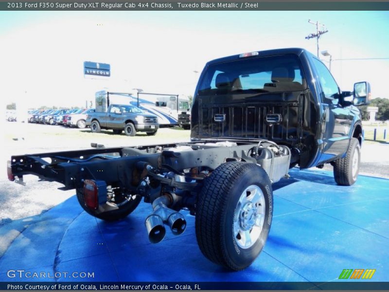 Tuxedo Black Metallic / Steel 2013 Ford F350 Super Duty XLT Regular Cab 4x4 Chassis
