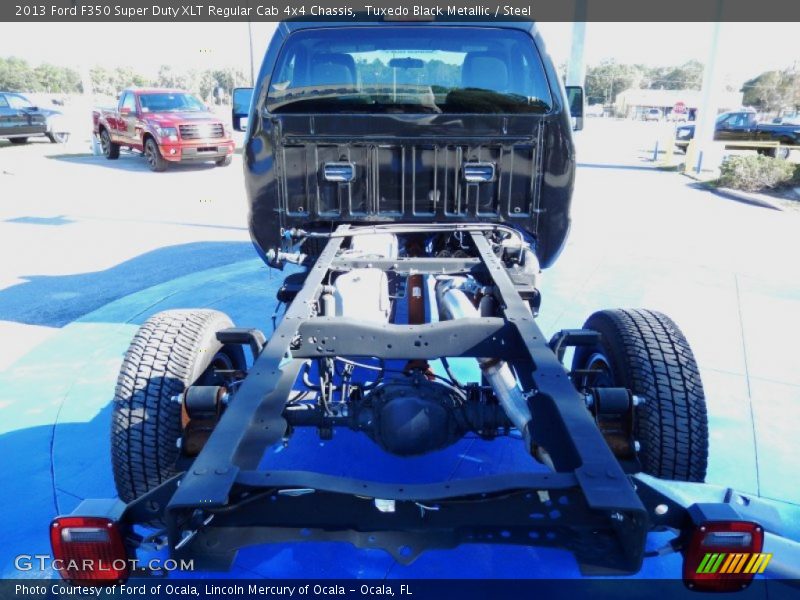 Tuxedo Black Metallic / Steel 2013 Ford F350 Super Duty XLT Regular Cab 4x4 Chassis