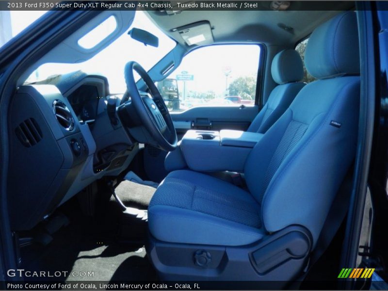 Front Seat of 2013 F350 Super Duty XLT Regular Cab 4x4 Chassis