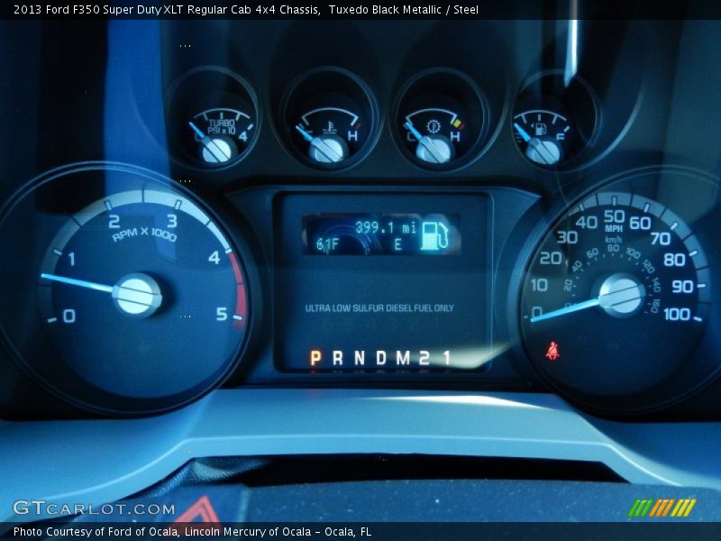  2013 F350 Super Duty XLT Regular Cab 4x4 Chassis XLT Regular Cab 4x4 Chassis Gauges