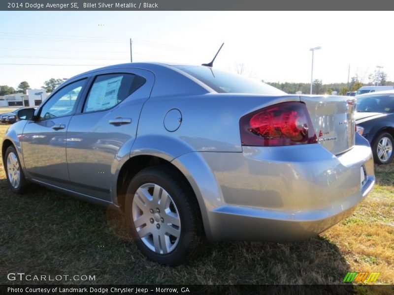 Billet Silver Metallic / Black 2014 Dodge Avenger SE