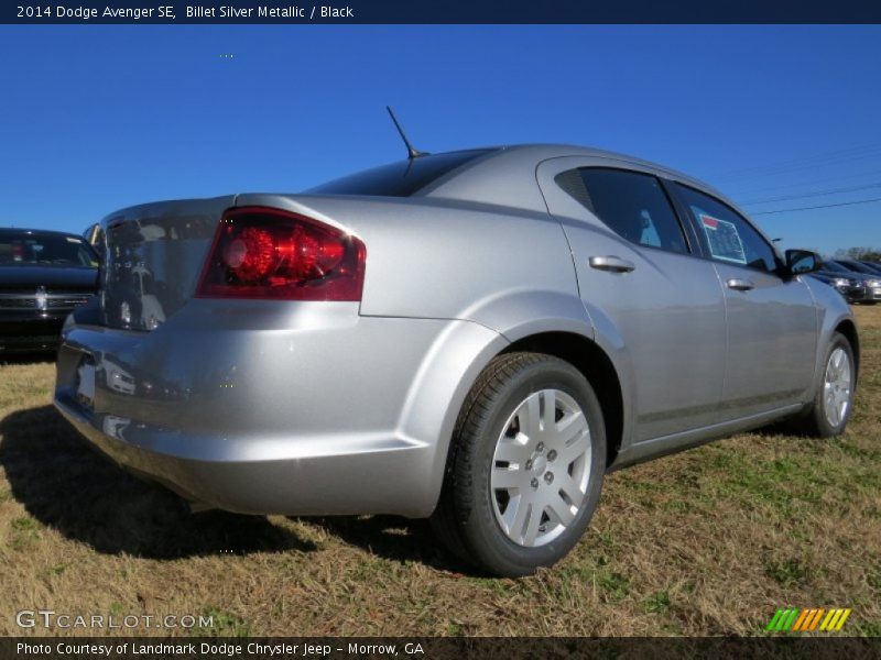 Billet Silver Metallic / Black 2014 Dodge Avenger SE