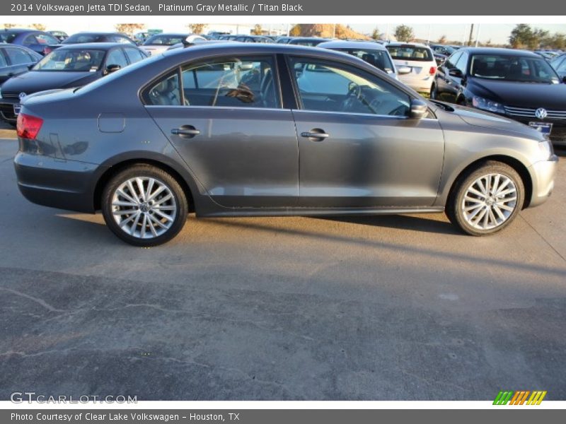 Platinum Gray Metallic / Titan Black 2014 Volkswagen Jetta TDI Sedan