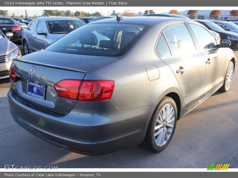 Platinum Gray Metallic / Titan Black 2014 Volkswagen Jetta TDI Sedan