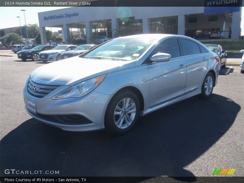 Radiant Silver / Gray 2014 Hyundai Sonata GLS