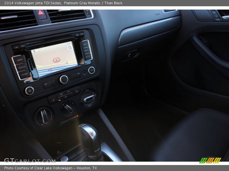 Platinum Gray Metallic / Titan Black 2014 Volkswagen Jetta TDI Sedan