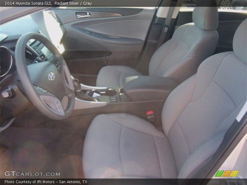 Radiant Silver / Gray 2014 Hyundai Sonata GLS