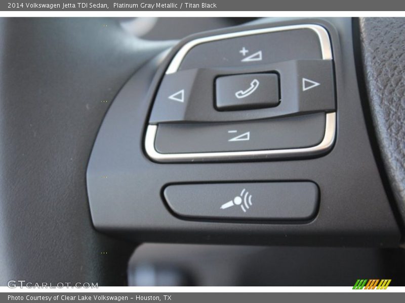 Platinum Gray Metallic / Titan Black 2014 Volkswagen Jetta TDI Sedan