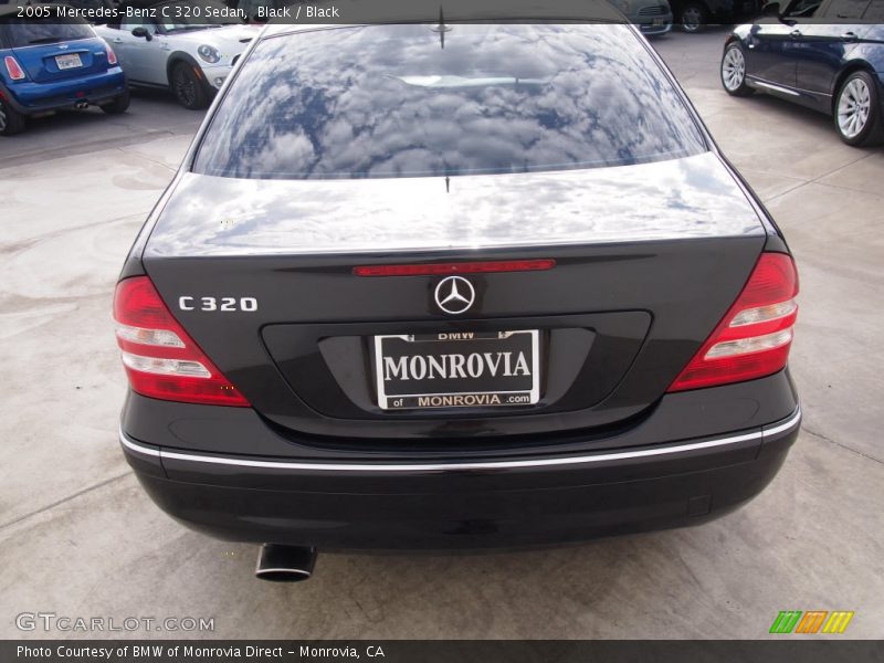 Black / Black 2005 Mercedes-Benz C 320 Sedan