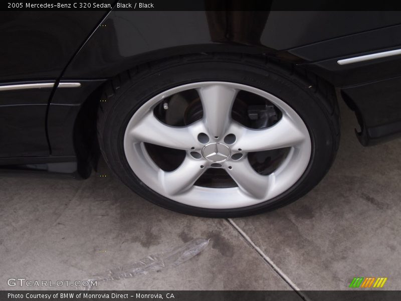 Black / Black 2005 Mercedes-Benz C 320 Sedan