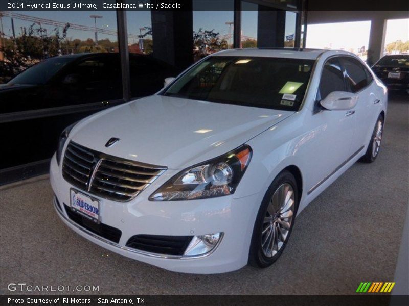 Casablanca White / Saddle 2014 Hyundai Equus Ultimate