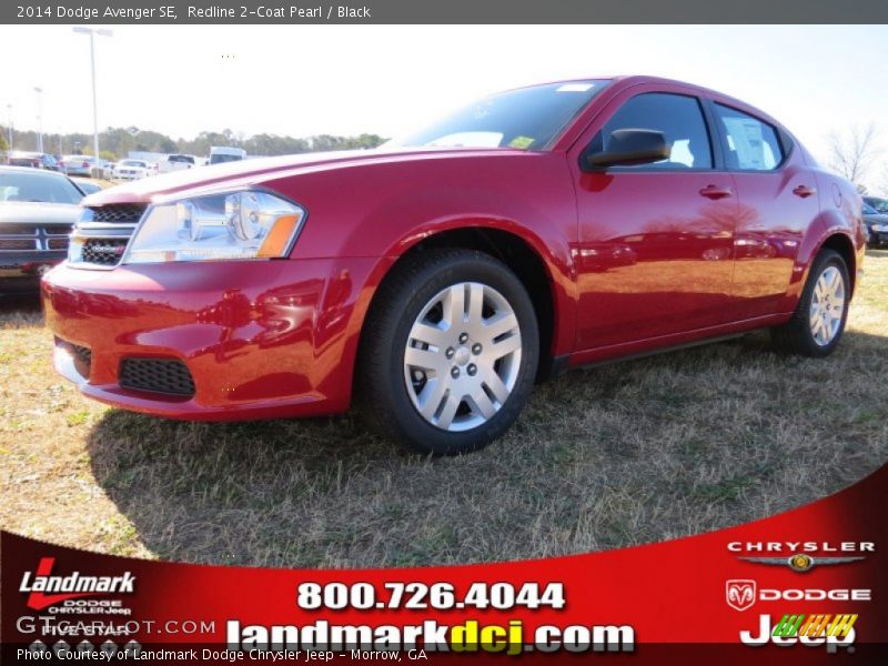 Redline 2-Coat Pearl / Black 2014 Dodge Avenger SE