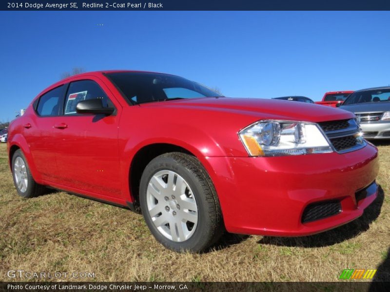 Redline 2-Coat Pearl / Black 2014 Dodge Avenger SE