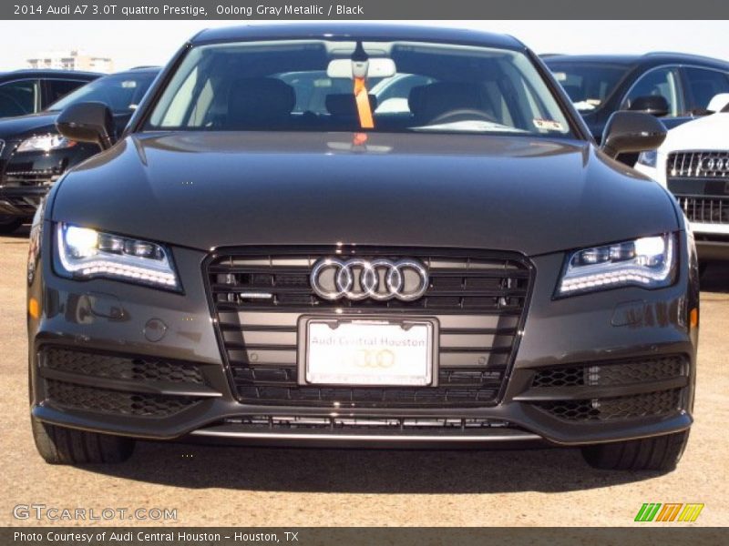 Oolong Gray Metallic / Black 2014 Audi A7 3.0T quattro Prestige