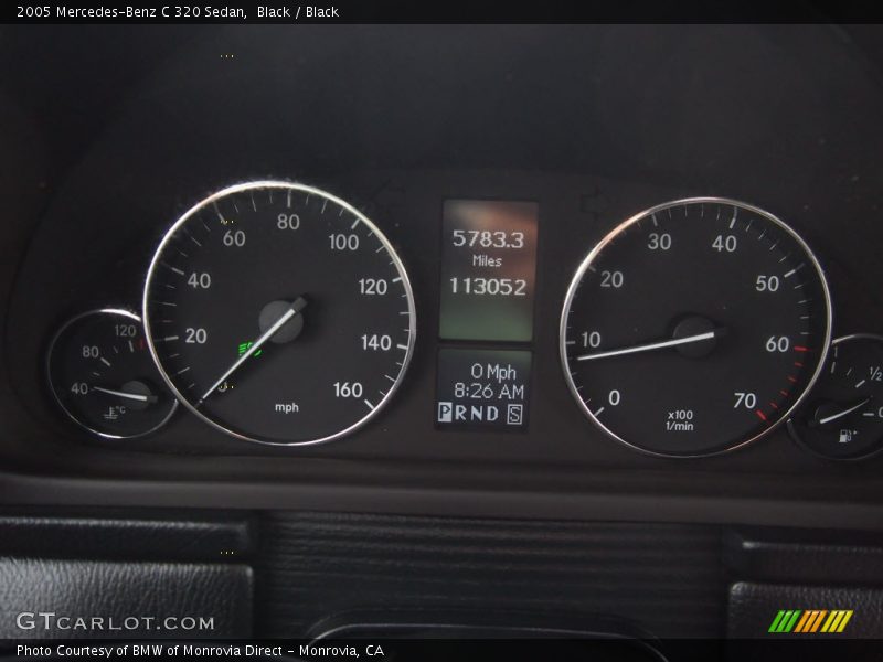 Black / Black 2005 Mercedes-Benz C 320 Sedan