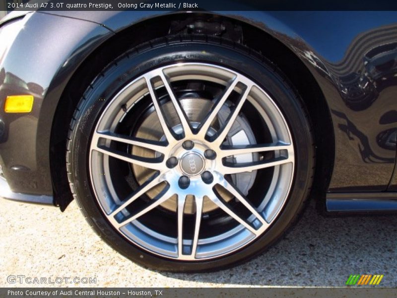 Oolong Gray Metallic / Black 2014 Audi A7 3.0T quattro Prestige