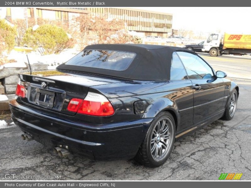 Mystic Blue Metallic / Black 2004 BMW M3 Convertible