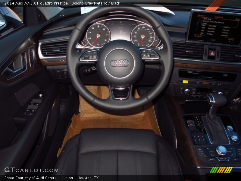 Oolong Gray Metallic / Black 2014 Audi A7 3.0T quattro Prestige