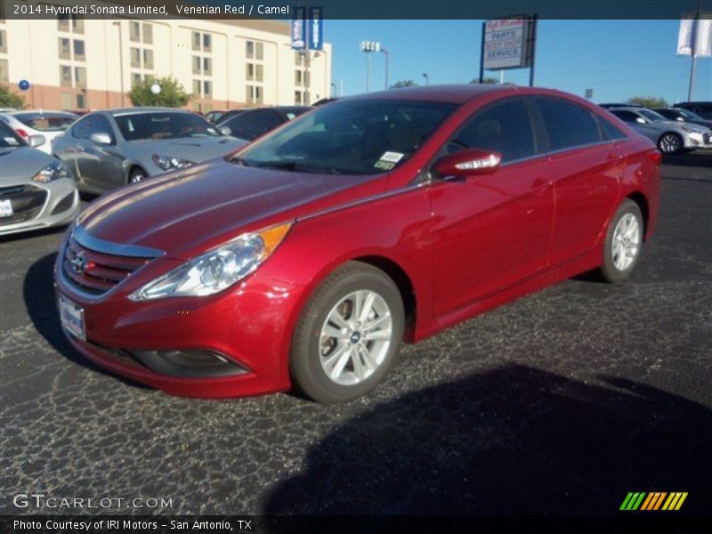 Venetian Red / Camel 2014 Hyundai Sonata Limited