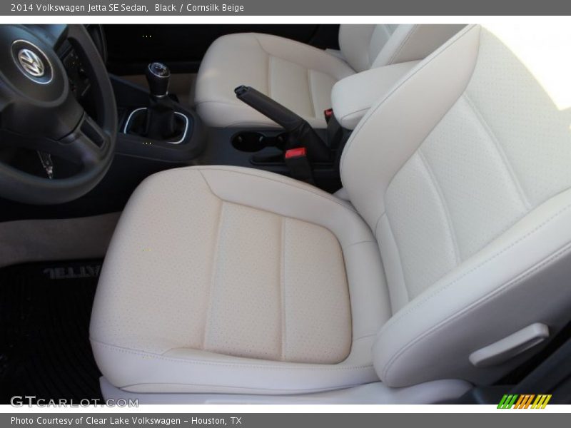 Black / Cornsilk Beige 2014 Volkswagen Jetta SE Sedan