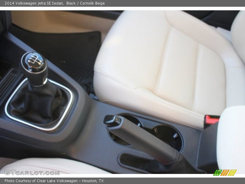 Black / Cornsilk Beige 2014 Volkswagen Jetta SE Sedan