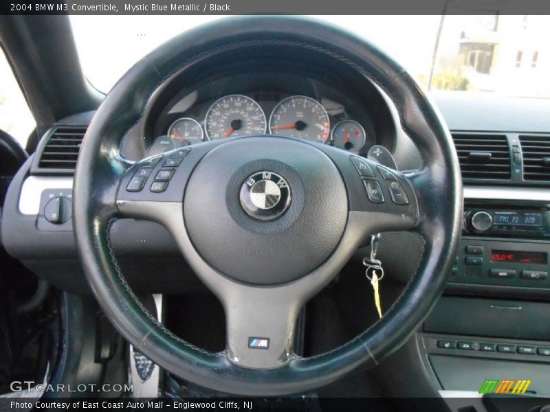 Mystic Blue Metallic / Black 2004 BMW M3 Convertible