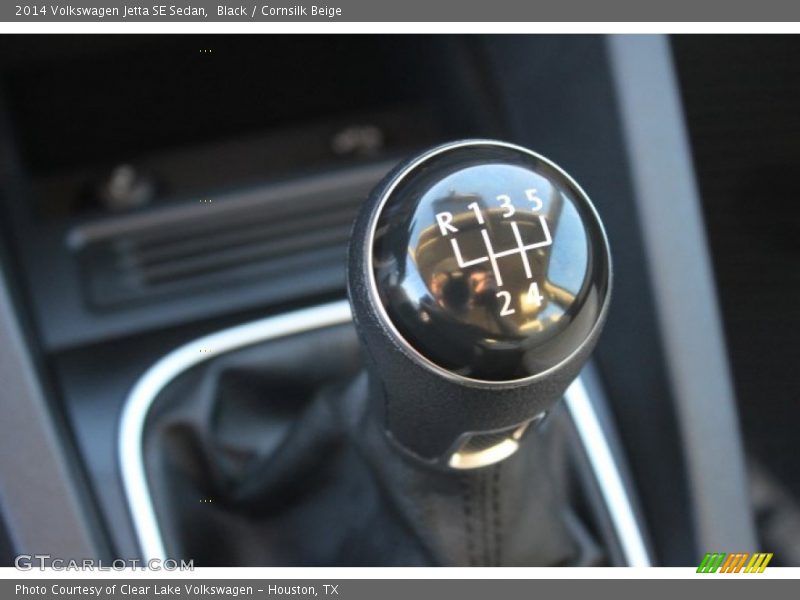 Black / Cornsilk Beige 2014 Volkswagen Jetta SE Sedan