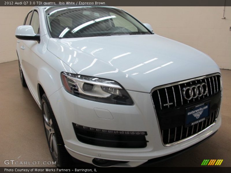 Ibis White / Espresso Brown 2012 Audi Q7 3.0 TDI quattro