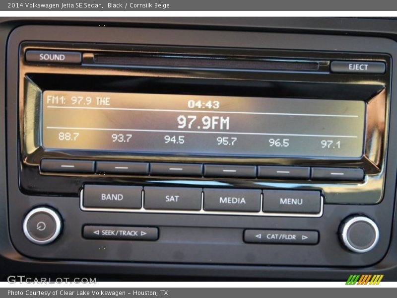 Black / Cornsilk Beige 2014 Volkswagen Jetta SE Sedan