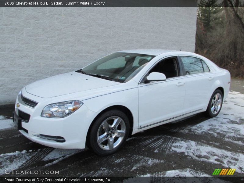 Summit White / Ebony 2009 Chevrolet Malibu LT Sedan