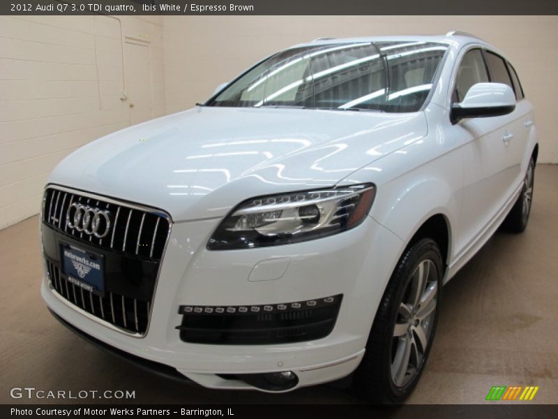 Ibis White / Espresso Brown 2012 Audi Q7 3.0 TDI quattro
