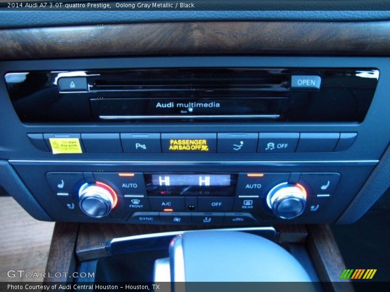 Oolong Gray Metallic / Black 2014 Audi A7 3.0T quattro Prestige