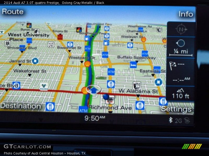 Oolong Gray Metallic / Black 2014 Audi A7 3.0T quattro Prestige