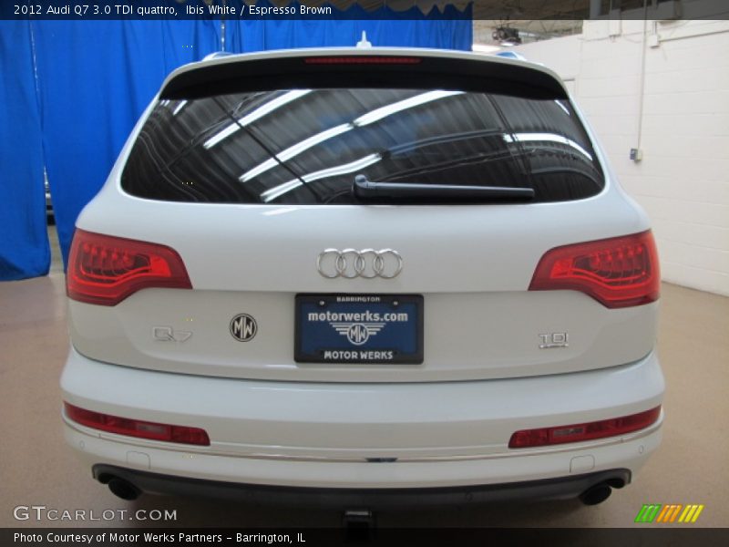 Ibis White / Espresso Brown 2012 Audi Q7 3.0 TDI quattro