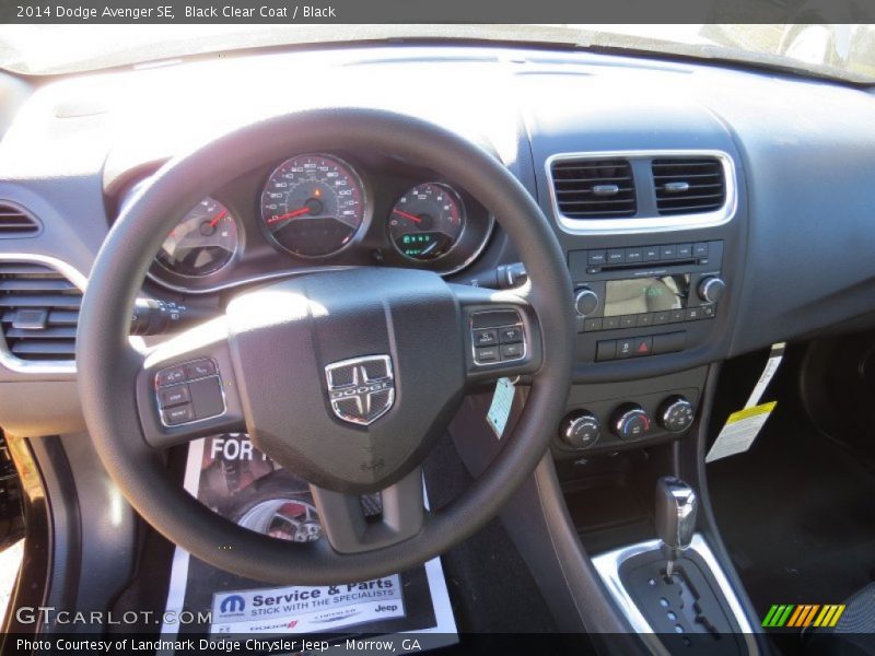 Black Clear Coat / Black 2014 Dodge Avenger SE
