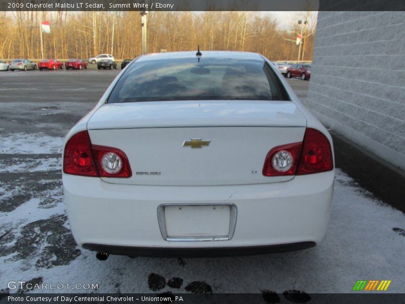 Summit White / Ebony 2009 Chevrolet Malibu LT Sedan