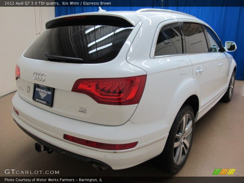 Ibis White / Espresso Brown 2012 Audi Q7 3.0 TDI quattro