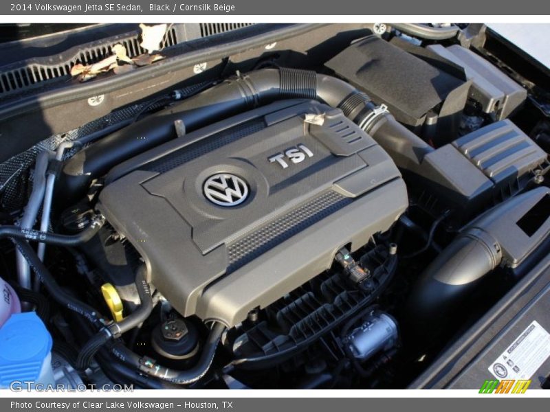 Black / Cornsilk Beige 2014 Volkswagen Jetta SE Sedan