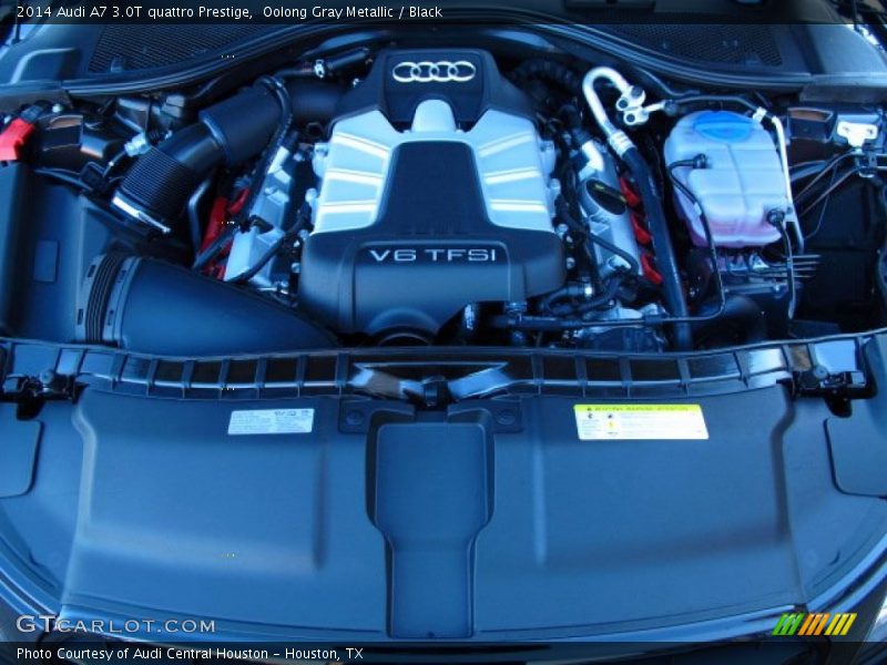 Oolong Gray Metallic / Black 2014 Audi A7 3.0T quattro Prestige